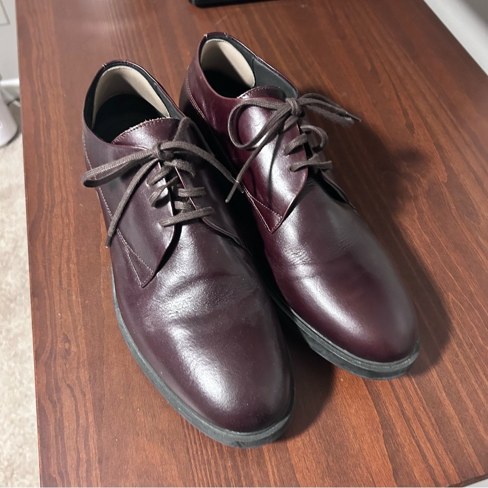 Shoe the Bear Leather Linea Oxfords size 10